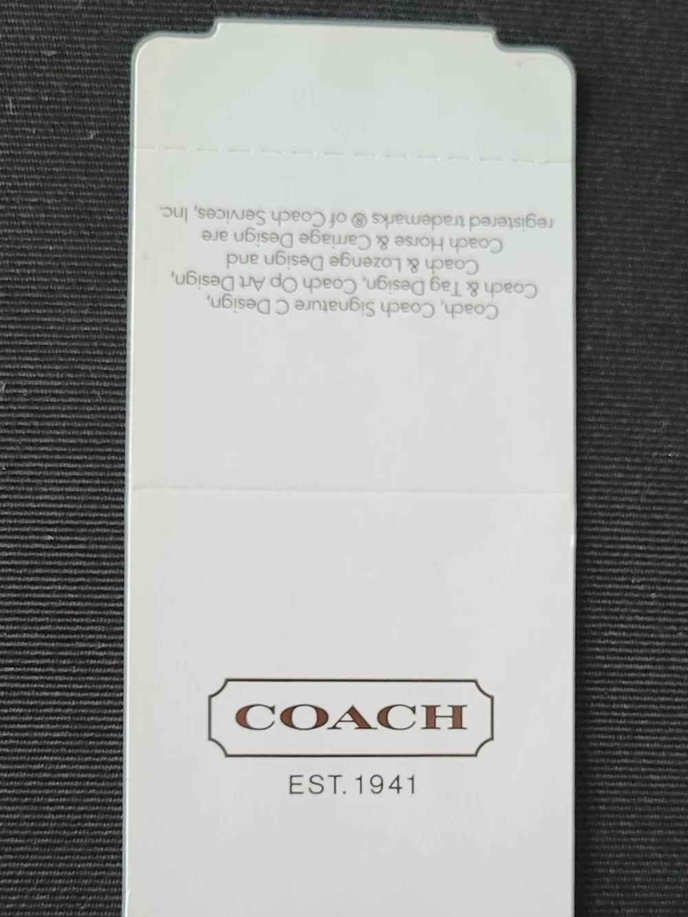 Coach Signature Zip Around Ereader Case.  8.5 × 6 In